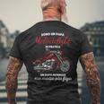 Di Festa Del Papà Divertente Idea Moto Papà Motociclista Maglia A Manica T-shirt da uomo con stampa posteriore Regalos para ancianos