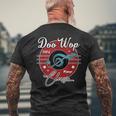 Doo Wop 1950年代 レトロ 50年代 服 ヴィンテージ ロカビリー メンズTシャツ バックプリント 高齢者への贈り物