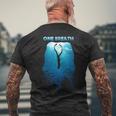 Freediving One Breath ダイビング Apnea オーシャンフリー ダイブシー 長袖tシャツ メンズTシャツ バックプリント 高齢者への贈り物