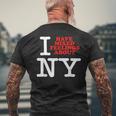 I Have Mixed Feelings About New York メンズTシャツ バックプリント 高齢者への贈り物
