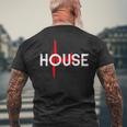 House Music ディープハウス ソウルフルハウス メンズTシャツ バックプリント 高齢者への贈り物