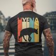 Hyena ハイエナ 動物 メンズTシャツ バックプリント 高齢者への贈り物