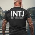 Intj 建築家 Intj メンズTシャツ バックプリント 高齢者への贈り物