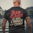 Jean Claude Homme Humour Idée Cadeau Humoristique Drôle T-shirt imprimé au dos Cadeaux pour les vieillards