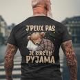 J'peux Pas Jeuis En Pyjamaache Highland Chemise De Nuit T-shirt imprimé au dos Cadeaux pour les vieillards
