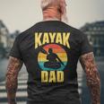 Kayak Papà Kayakista Kayak Hobby Kayak Padre Papà Papà Papà T-shirt da uomo con stampa posteriore Regalos para ancianos