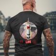 Life Picture Collection アポロ11号（1） メンズTシャツ バックプリント 高齢者への贈り物