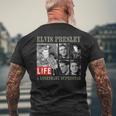 Life Picture Collection エルヴィス プレスリー（1） メンズTシャツ バックプリント 高齢者への贈り物