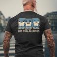 Los Traleritos Gen Alpha イタリアブレインロットゲームミーム メンズTシャツ バックプリント 高齢者への贈り物