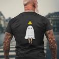 Medjed 〜メジェドさん〜 メンズTシャツ バックプリント 高齢者への贈り物