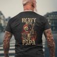 Metalhead Papà T-shirt da uomo con stampa posteriore Regalos para ancianos