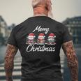 Nain De Noël Décoration Deapin De Noël Joyeux Noël T-shirt imprimé au dos Cadeaux pour les vieillards