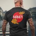 Nani Quoi Animes Otaku Japon Animé Cadeau Manga T-shirt imprimé au dos Cadeaux pour les vieillards
