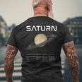 Nerdyaturn 天文学 科学 惑星 太陽系 事実 Wt メンズTシャツ バックプリント 高齢者への贈り物