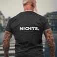 Nichts Geschenk I Wirchenken Uns Nichts Geschenk Lustig T-Shirt mit Rückendruck Geschenke für alte Männer