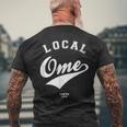 Ome Local 青梅市ローカル 故郷 メンズTシャツ バックプリント 高齢者への贈り物