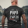 Papà 2026 Loading Annuncio Gravidanza Uomo Futuro Papà T-shirt da uomo con stampa posteriore Regalos para ancianos