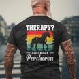 Percheron Tenue Pour Propriétaire De Cheval Percheron Équestre T-shirt imprimé au dos Cadeaux pour les vieillards