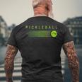 Pickleball Player Pickleballtylish Paddleball Lover メンズTシャツ バックプリント 高齢者への贈り物