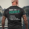 Pourquoi Jeuis Célibataire Hideux Trop Difficile Dick Est Trop Gros Tuer Quelqu'un T-shirt imprimé au dos Cadeaux pour les vieillards