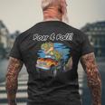 Roar & Roll Dinosaure Monster Truck T-shirt imprimé au dos Cadeaux pour les vieillards