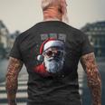 Sarkastischer Cooler Weihnachtsmann Mitonnenbrille Undchnee Weihnachten T-Shirt mit Rückendruck Geschenke für alte Männer