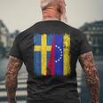Sueciaenezuela Media Banderauecaenezolana Jersey Camiseta Hombre Estampado Espalda Regalos para ancianos