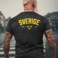 Sverige スウェーデン トレ クロナー スウェーデン ホリデー メンズTシャツ バックプリント 高齢者への贈り物