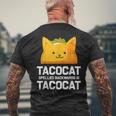 Tacocatpelled Backwards Is Tacocat ファニータコスキャットギフト メンズTシャツ バックプリント 高齢者への贈り物