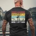 Toning Is For Printers I Lift Weight Lifting ウエイトリフティング メンズTシャツ バックプリント 高齢者への贈り物