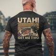 Vintage Utah-Get Me Two 1980S Movie Quote Men's T-shirt Back Print Gifts for Old Men