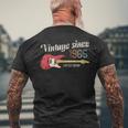 Vintageince 1965 Birthday Party ギターギタリストミュージシャン メンズTシャツ バックプリント 高齢者への贈り物