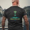 Walk In The Light – 1 John 1 メンズTシャツ バックプリント 高齢者への贈り物
