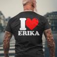 エリカが好き メンズTシャツ バックプリント 高齢者への贈り物