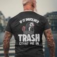 ゴミが関係するならオポッサムジョークでカウントしてくれポッサム メンズTシャツ バックプリント 高齢者への贈り物