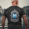サイバーセキュリティ Metasploit プロのようなものをハック メンズTシャツ バックプリント 高齢者への贈り物