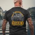 ティーガーi戦車 メンズTシャツ バックプリント 高齢者への贈り物