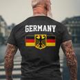 ドイツの国旗 ドイツの国章 長袖tシャツ メンズTシャツ バックプリント 高齢者への贈り物