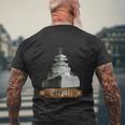 ドイツ戦艦ティルピッツ 第二次世界大戦海軍 メンズTシャツ バックプリント 高齢者への贈り物