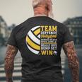 バレーボールチーム メンズTシャツ バックプリント 高齢者への贈り物