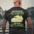ベーカリーパイ デザート Give Me Baker Food Lover Key ライムパイ メンズTシャツ バックプリント 高齢者への贈り物