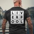 リバプール ギフト リヴァプール イギリス グレートブリテン メンズTシャツ バックプリント 高齢者への贈り物