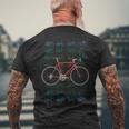 レース 道路 自転車 自転車 サイクリスト サイクリング バイキング 乗る ツアー 長袖tシャツ メンズTシャツ バックプリント 高齢者への贈り物