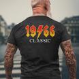 ヴィンテージ 1966 クラシック 60歳 60歳 誕生日 ロックレジェンド メンズTシャツ バックプリント 高齢者への贈り物