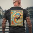ヴィンテージ ロードランナー ラバー アニマル レトロスタイル メンズTシャツ バックプリント 高齢者への贈り物