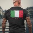 ヴィンテージイタリアンシャツ イタリア国旗 6月2日シャツ イタリア国旗 メンズTシャツ バックプリント 高齢者への贈り物