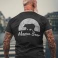 母熊 メンズTシャツ バックプリント 高齢者への贈り物