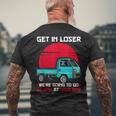 軽トラックジャパン ミニトラック Get In Loser 日本トラック メンズTシャツ バックプリント 高齢者への贈り物