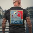 面白いtシャツ ビーグル 犬 わんこ メンズ おもしろ 面白い 服 おもしろグッズ ネタ ポスター メンズTシャツ バックプリント 高齢者への贈り物