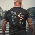 面白い生物学誇り高き生物学者微生物学 Dna Rna メンズTシャツ バックプリント 高齢者への贈り物